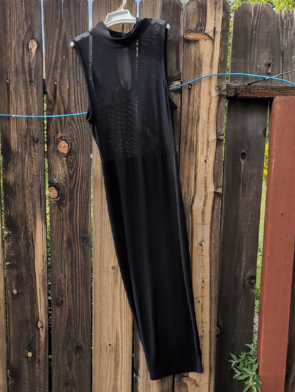 Fashion Nova Black Sleeveless Maxi Dress